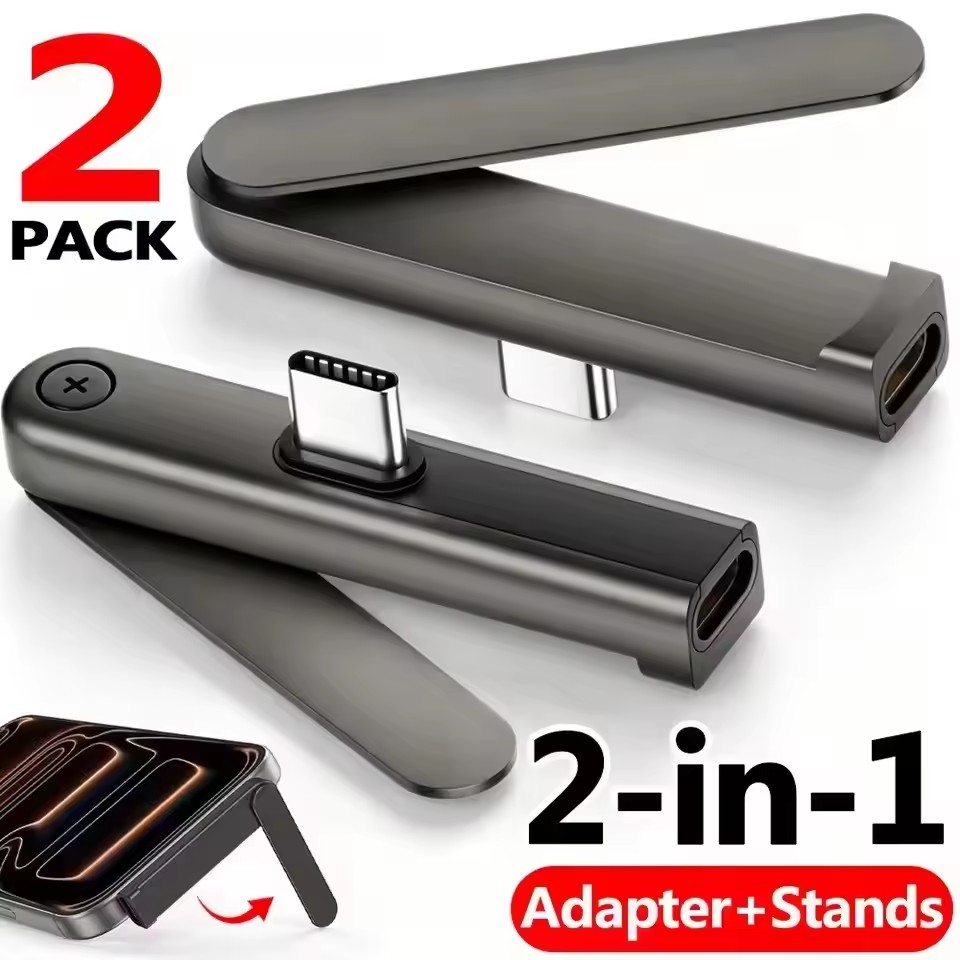 Phone Stands - 2/1PCS Portable USB C To 3.5mm