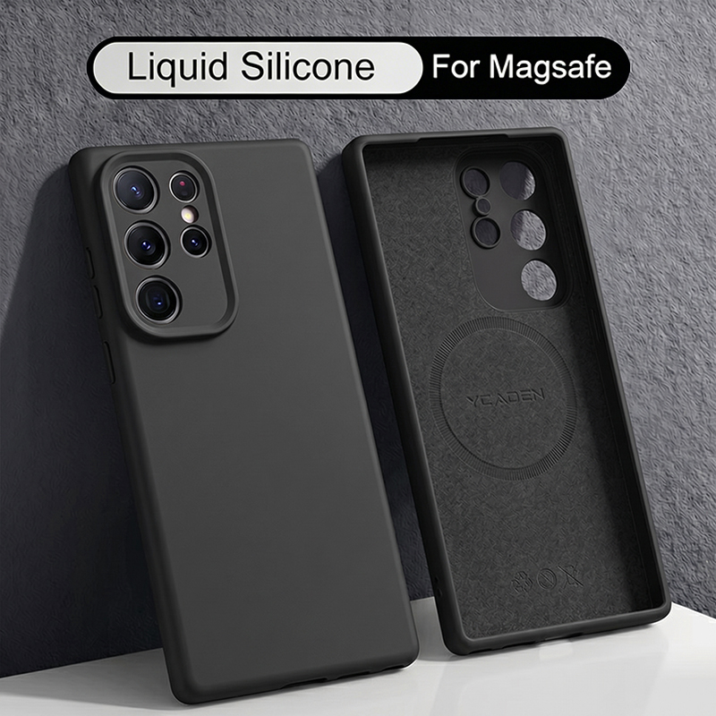 Soft Liquid Silicone Case For  - Liquid Silicone Magnetic Phone Case review and price