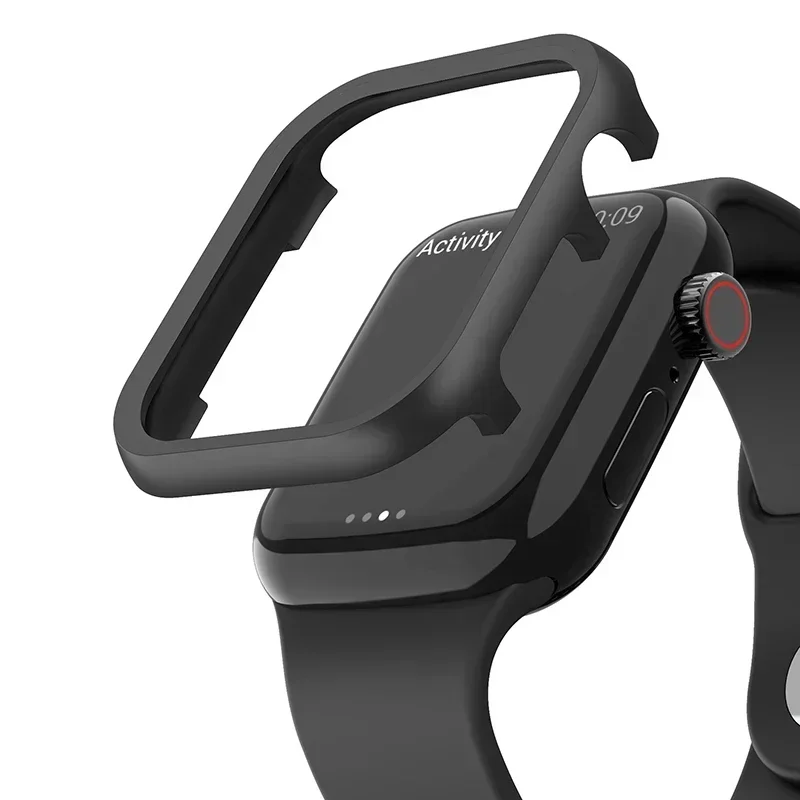 For iWatch SE Series 10 9 8 7  - Metal Bumper Aluminum Frame Case review and price