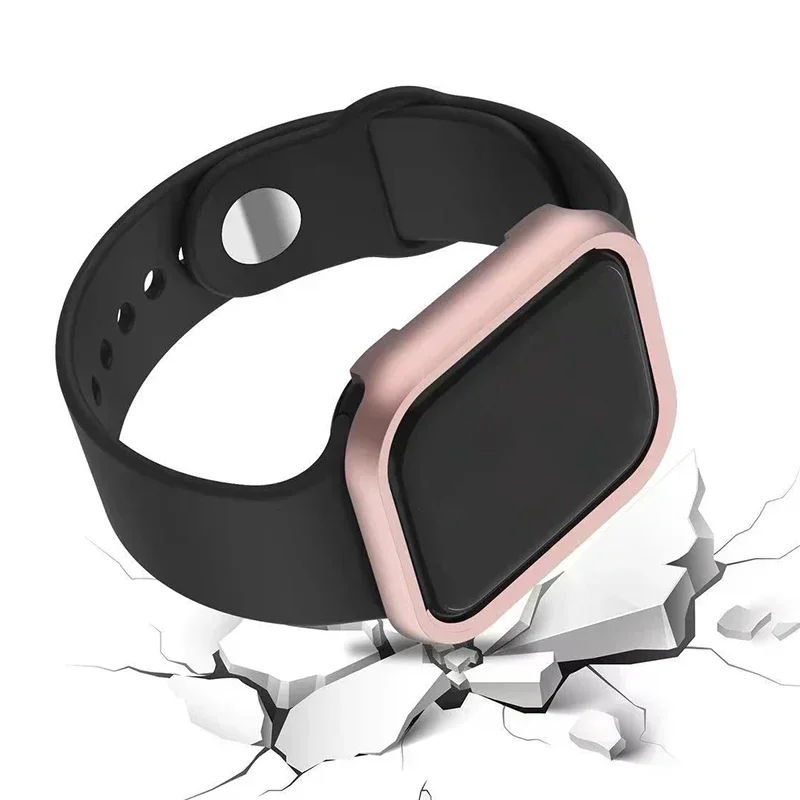 For iWatch SE Series 10 9 8 7  - Metal Bumper Aluminum Frame Case review and price