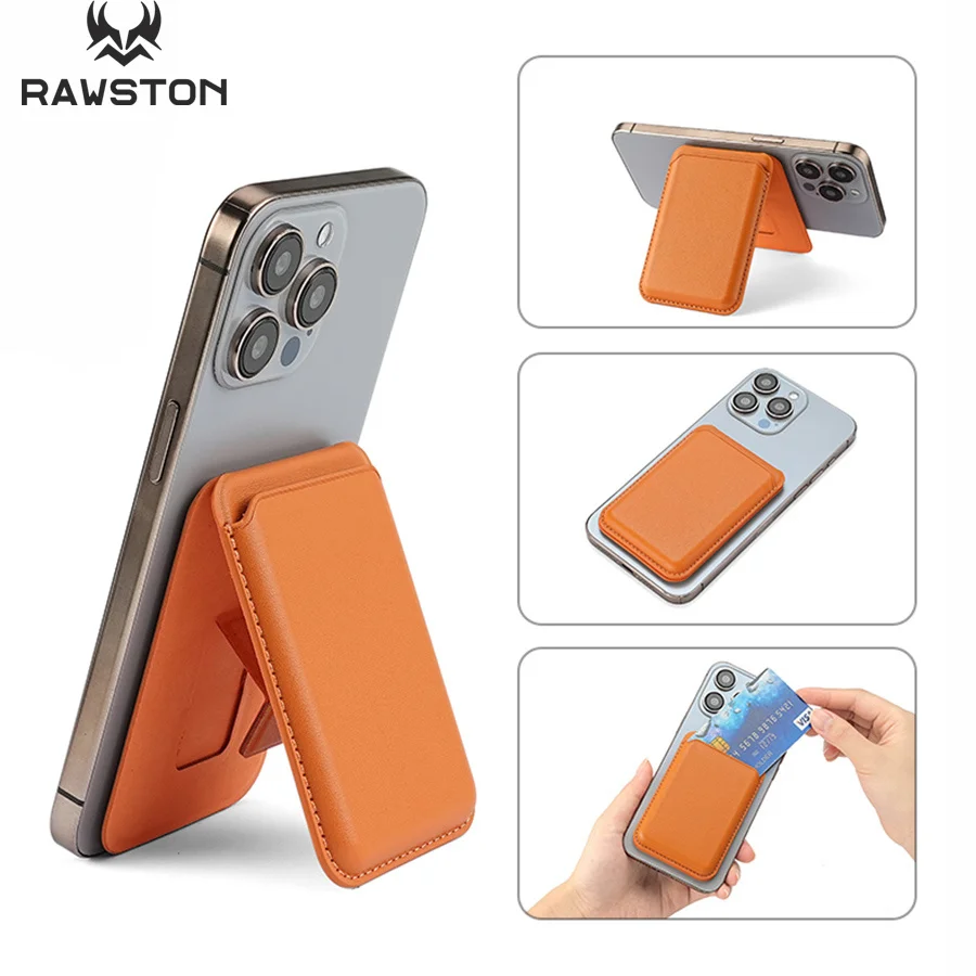 Kickstand Magnetic Leather Wal - Leather Wallet Card Holder Phone Cover review and price