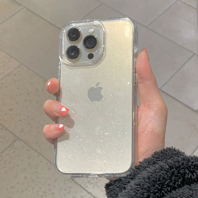 Transparent Simple Glitter Pho - Clear Shockproof Bumper Case review and price