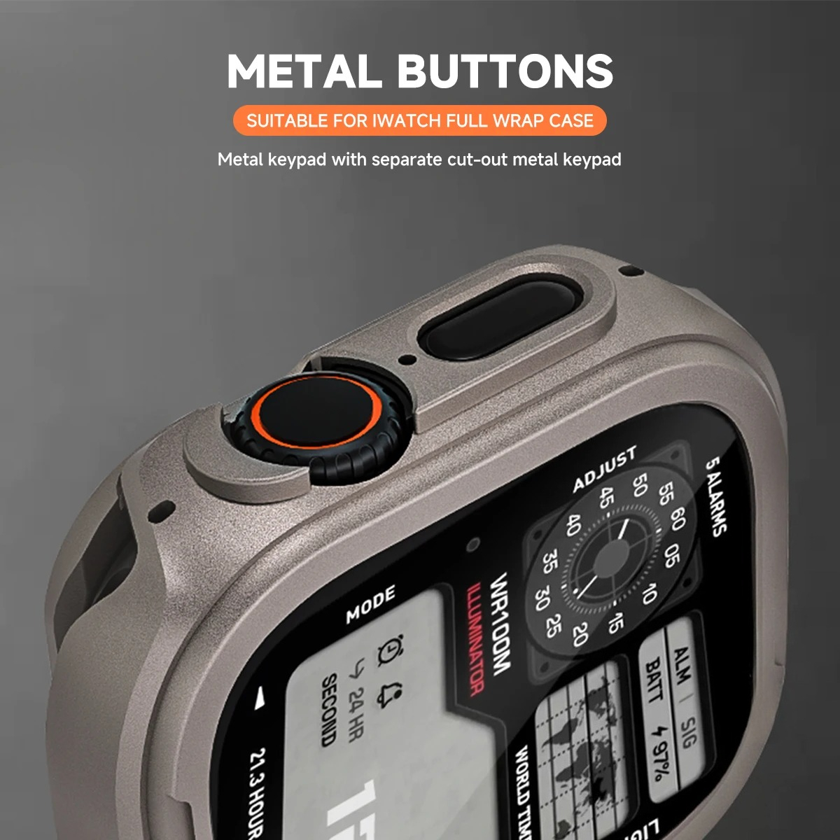 Metal Case for Apple Watch 49m - Metal Bumper Aluminum Frame Case review and price
