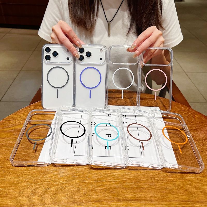 Luxury For Magesafe Magnetic C - Clear Shockproof Bumper Case review and price