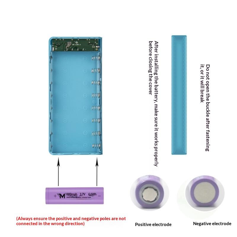 1pc DIY 8*18650 Battery Power  - Power Banks review and price