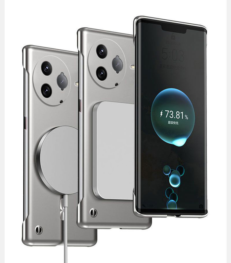 Luxury Ultra Thin Metallic Fra - Ultra Thin Frameless Phone Cover review and price