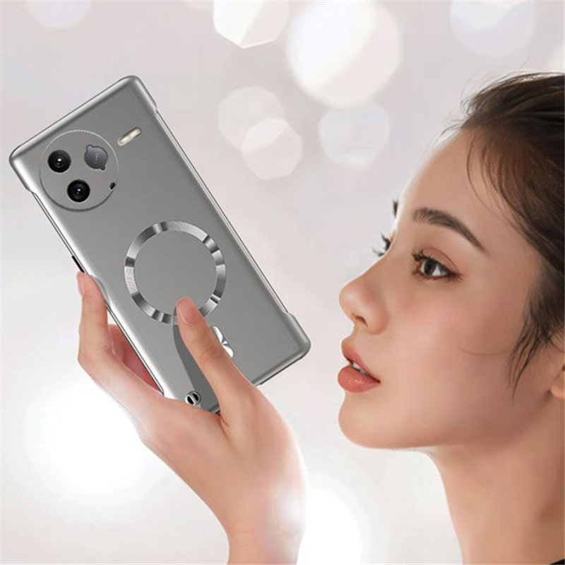 Luxury Ultra Thin Metallic Fra - Ultra Thin Frameless Phone Cover review and price