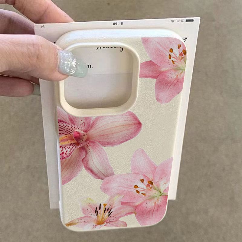 Pink Lily Lychee Texture Phone - Phone Cases review and price